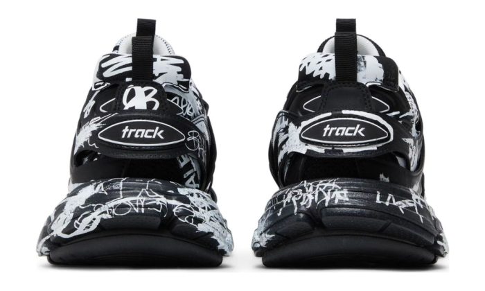 Balenciaga Track Sneaker 'Graffiti - Black White' - Dubai Sneakers