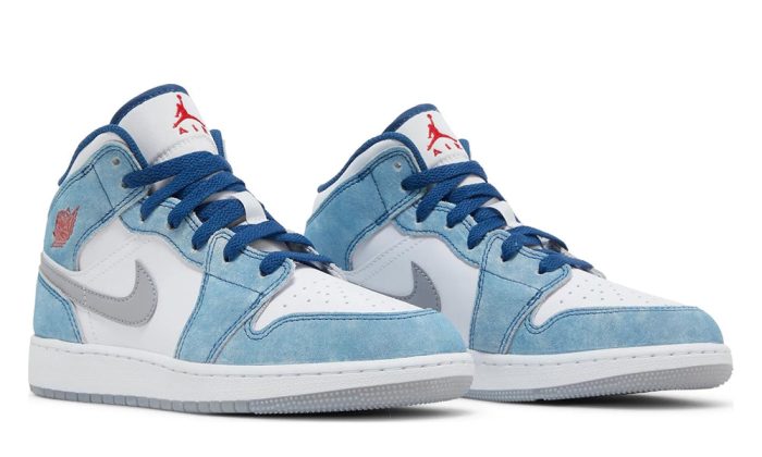 Air Jordan 1 Mid SE GS 'French Blue' - Dubai Sneakers