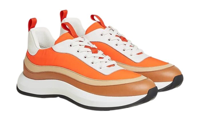 Hermes Gramme sneaker "Orange" - Dubai Sneakers