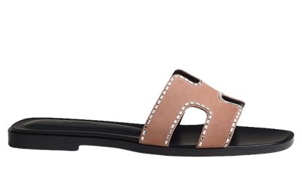 HERMES Oran Sandal "Rose Perle" - Dubai Sneakers