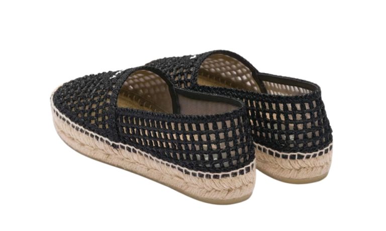 Prada Crochet espadrilles 'Black' - Dubai Sneakers