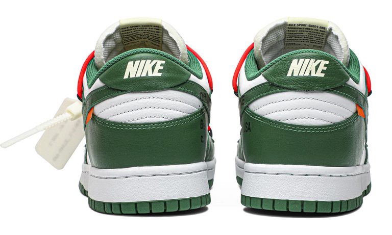 Off-White x Dunk Low "Pine Green" - Dubai Sneakers