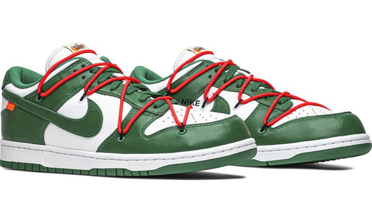 Off-White x Dunk Low "Pine Green" - Dubai Sneakers