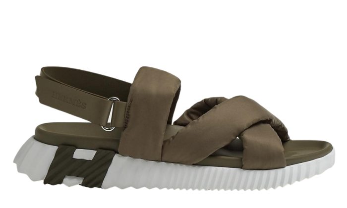 Hermes Electric sandal "Tundra Green" - Dubai Sneakers