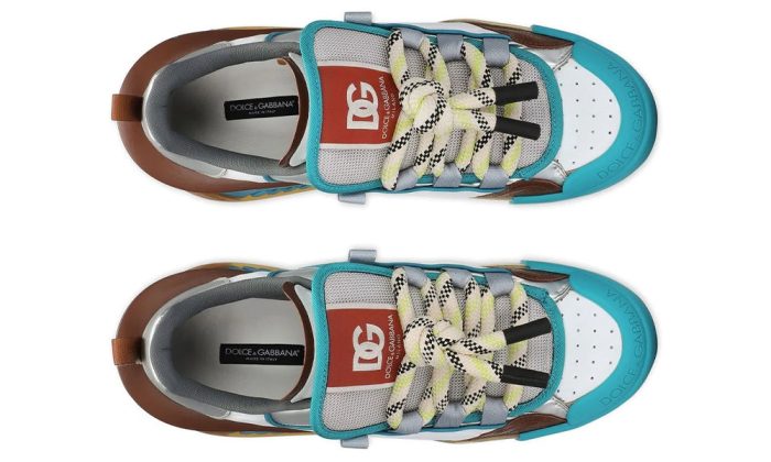 Dolce & Gabbana Portofino 'White Brown Blue' - Dubai Sneakers