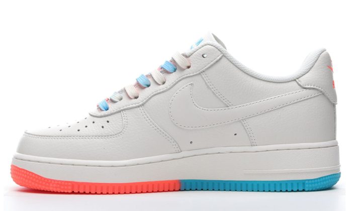 Nike Air Force 1 "07 Low White Blue Orange" - Dubai Sneakers