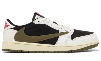 Travis Scott x Wmns Air Jordan 1 Retro Low OG 'Olive' - Dubai Sneakers