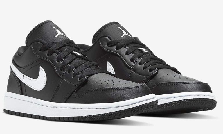 Nike Air Jordan 1 Low Black White (W) - Dubai Sneakers