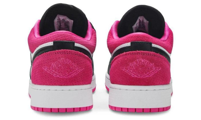 Air Jordan 1 Low SE GS 'Black Active Fuchsia' - Dubai Sneakers