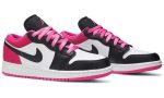 Air Jordan 1 Low SE GS 'Black Active Fuchsia' - Dubai Sneakers