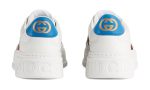 GUCCI Leather GG Embossed Sneakers "White" - Dubai Sneakers