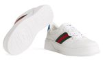 GUCCI Leather GG Embossed Sneakers "White" - Dubai Sneakers