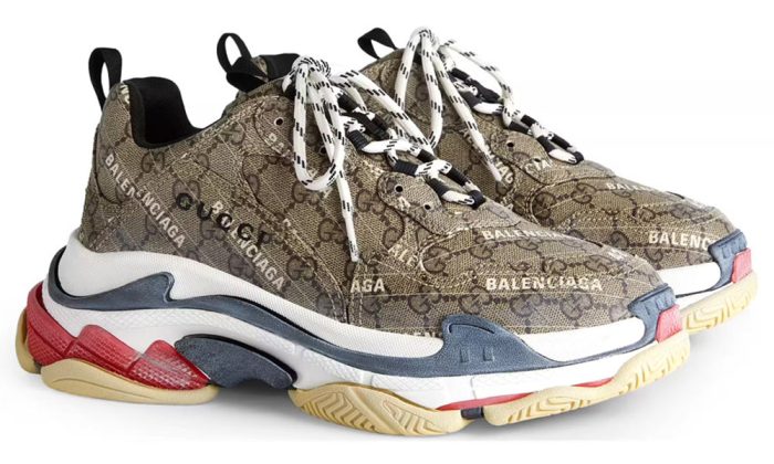 Gucci x Balenciaga The Hacker Project Triple S Beige - Dubai Sneakers