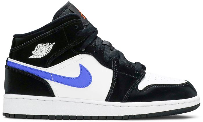 Air Jordan 1 Mid GS 'Black Racer Blue' - Dubai Sneakers