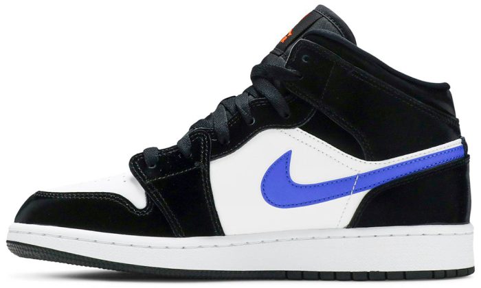 Air Jordan 1 Mid GS 'Black Racer Blue' - Dubai Sneakers