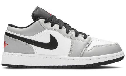 Air Jordan 1 Low GS 'Light Smoke Grey' - Dubai Sneakers