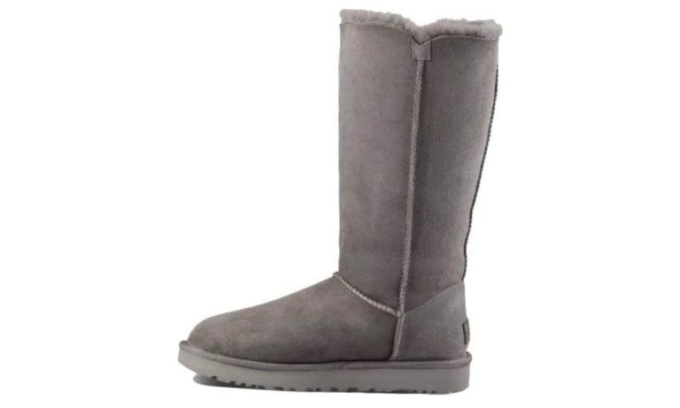 UGG Bailey Button Triplet II Chestnut Boots 'Grey' - Dubai Sneakers