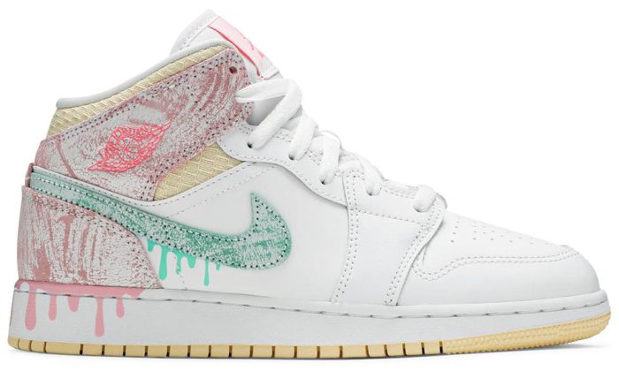 Air Jordan 1 Mid SE GS 'Ice Cream' - Dubai Sneakers