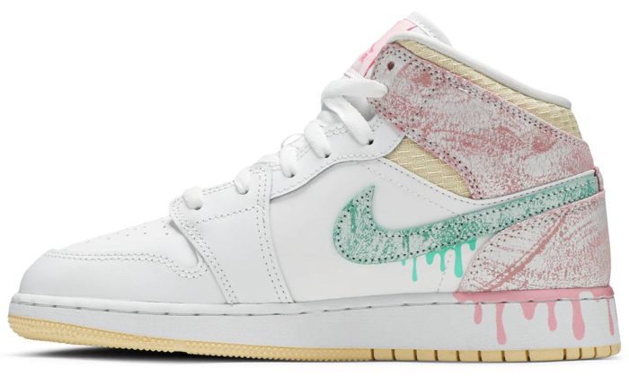 Air Jordan 1 Mid SE GS 'Ice Cream' - Dubai Sneakers