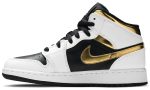 Air Jordan 1 Mid GS 'White Gold' - Dubai Sneakers