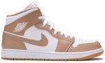 Air Jordan 1 Mid 'Tan Gum' Sneakers - Dubai Sneakers