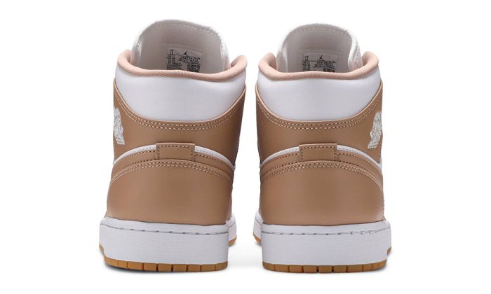 Air Jordan 1 Mid 'Tan Gum' Sneakers - Dubai Sneakers