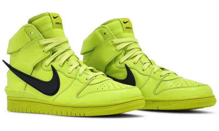 AMBUSH x NIKE Dunk High 'Flash Lime' - Dubai Sneakers