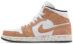 Air Jordan 1 Mid SE 'Brushstroke Paint Splatter' - Dubai Sneakers