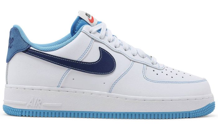 Air Force 1 '07 'First Use - White University Blue' - Dubai Sneakers