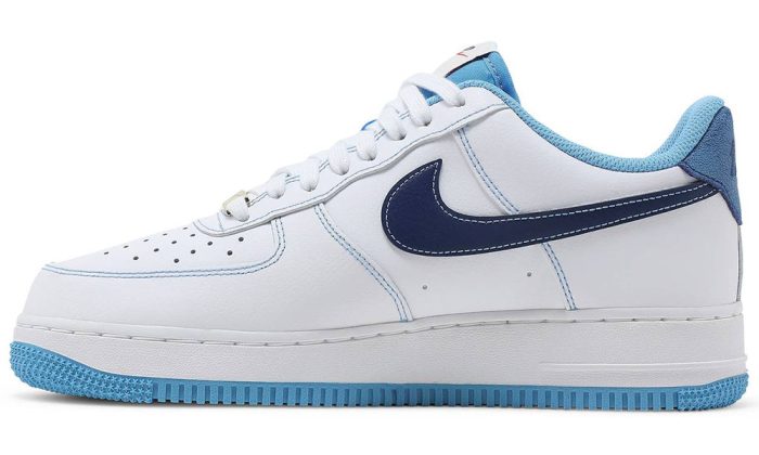 Air Force 1 '07 'First Use - White University Blue' - Dubai Sneakers