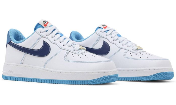 Air Force 1 '07 'First Use - White University Blue' - Dubai Sneakers