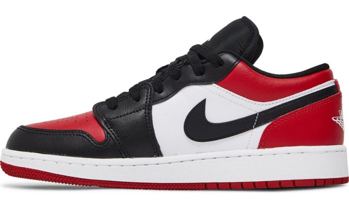 Air Jordan 1 Low GS 'Bred Toe' - Dubai Sneakers