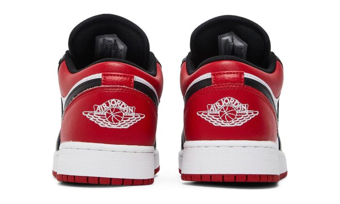 Air Jordan 1 Low GS 'Bred Toe' - Dubai Sneakers