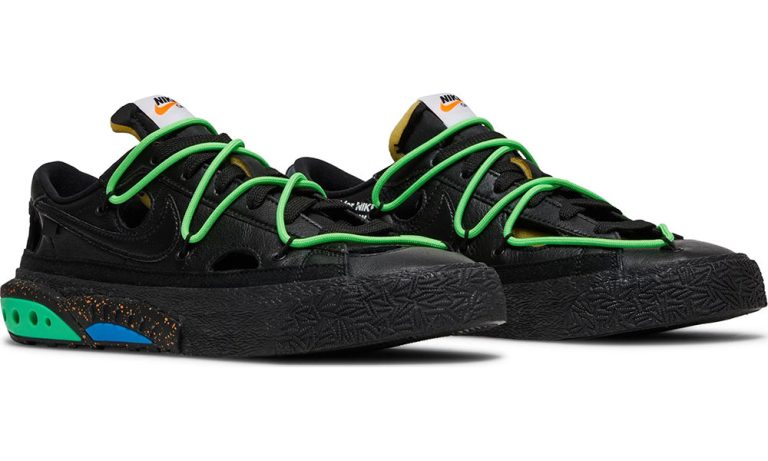 Off-White x Blazer Low 'Black' - Dubai Sneakers