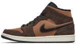 Air Jordan 1 Mid SE 'Dark Chocolate' - Dubai Sneakers