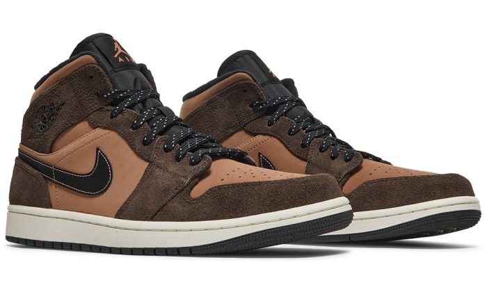 Air Jordan 1 Mid SE 'Dark Chocolate' - Dubai Sneakers