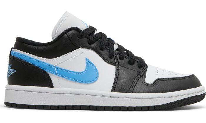 Air Jordan 1 Low 'Black University Blue' - Dubai Sneakers