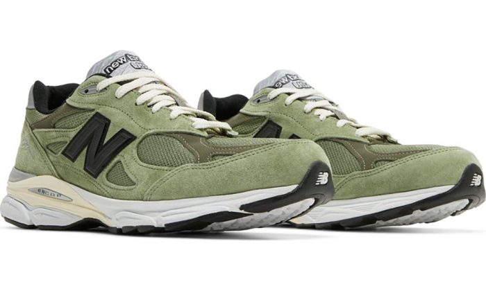 JJJJound x New Balance 990v3 Made in USA 'Olive' - Dubai Sneakers