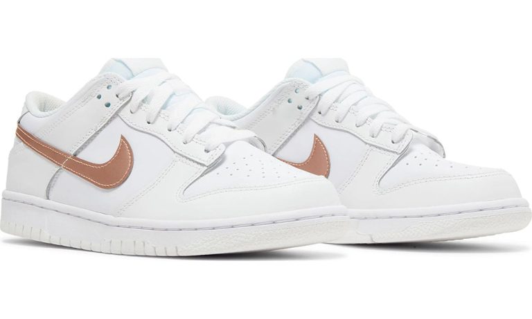 Nike Dunk Low 'White Metallic Red Bronze' - Dubai Sneakers