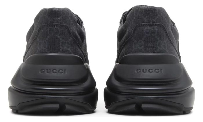 Gucci GG Rhyton 'Black Monogram' - Dubai Sneakers