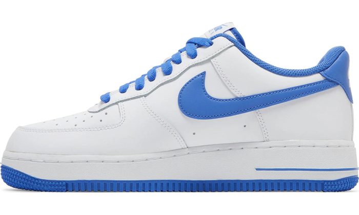 Air Force 1 '07 'White Medium Blue' - Dubai Sneakers