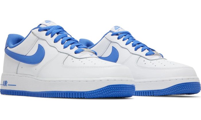 Air Force 1 '07 'White Medium Blue' - Dubai Sneakers