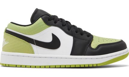 Air Jordan 1 Low SE 'Vivid Green Snakeskin' - Dubai Sneakers