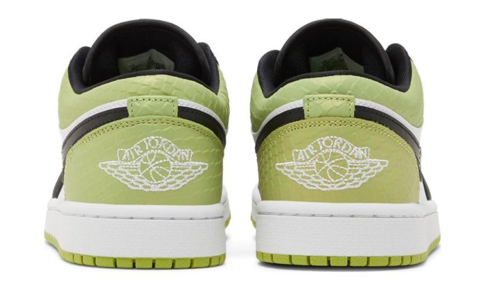 Air Jordan 1 Low SE 'Vivid Green Snakeskin' - Dubai Sneakers