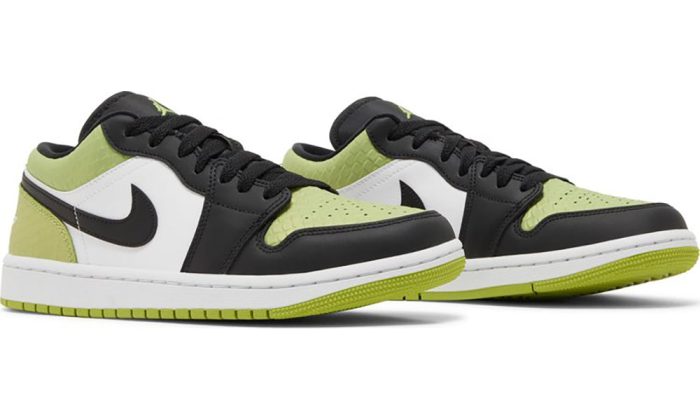 Air Jordan 1 Low SE 'Vivid Green Snakeskin' - Dubai Sneakers