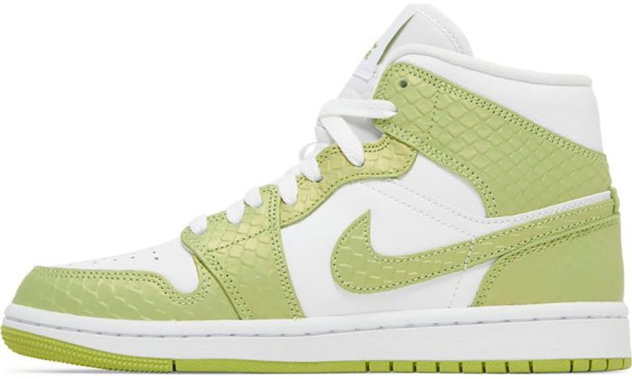 Air Jordan 1 Mid SE 'Green Python' - Dubai Sneakers