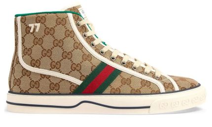 Gucci Tennis 1977 High 'Beige Ebony' - Dubai Sneakers