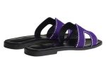 HERMES Oran Sandal "Violet Majorette" - Dubai Sneakers