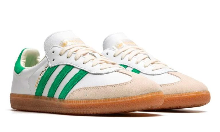 Sporty & Rich x Adidas Samba OG 'White Green' - Dubai Sneakers