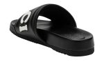 Gucci Black Leather Slide With Logo - Dubai Sneakers